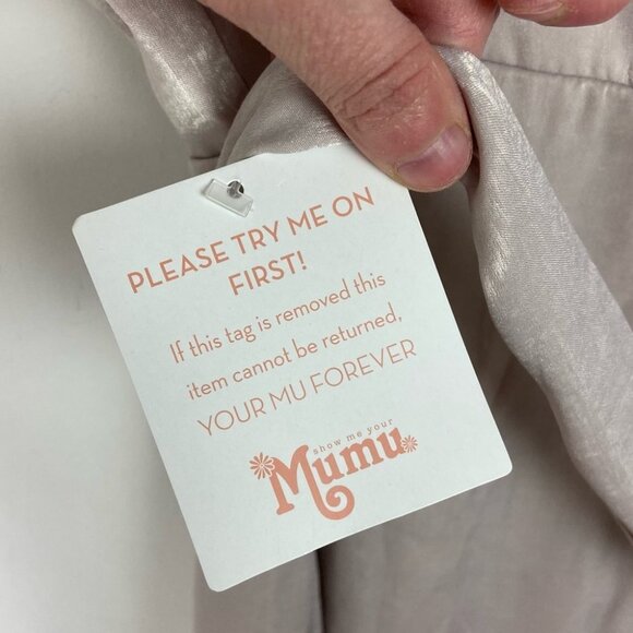NWT Show Me Your Mumu Jenn Maxi Dress Ring Sheen XXXL New With Tags Bridesmaid - Picture 6 of 12